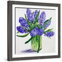 Blue Hyacinths-Christopher Ryland-Framed Giclee Print