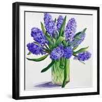 Blue Hyacinths-Christopher Ryland-Framed Giclee Print