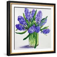 Blue Hyacinths-Christopher Ryland-Framed Giclee Print