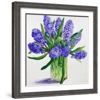 Blue Hyacinths-Christopher Ryland-Framed Giclee Print