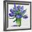 Blue Hyacinths-Christopher Ryland-Framed Giclee Print