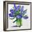 Blue Hyacinths-Christopher Ryland-Framed Giclee Print