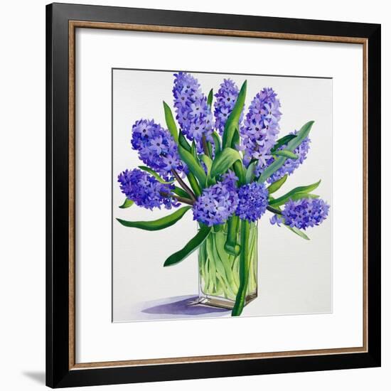 Blue Hyacinths-Christopher Ryland-Framed Giclee Print