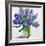 Blue Hyacinths-Christopher Ryland-Framed Giclee Print