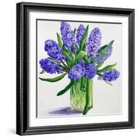Blue Hyacinths-Christopher Ryland-Framed Giclee Print
