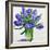 Blue Hyacinths-Christopher Ryland-Framed Giclee Print