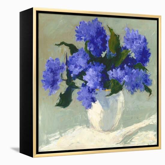 Blue Hydrangea Bouquet-Dale Payson-Framed Premier Image Canvas