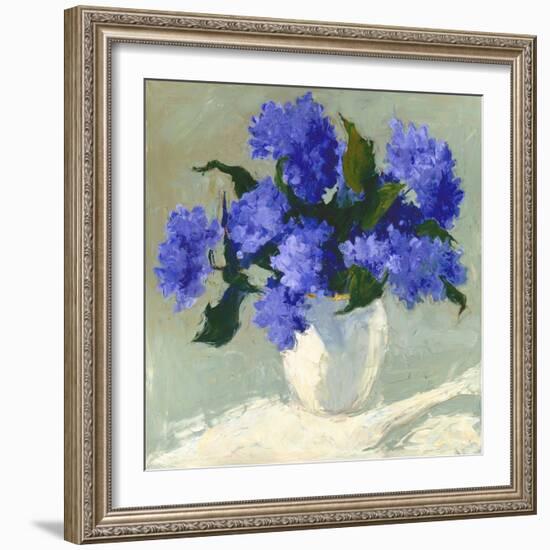 Blue Hydrangea Bouquet-Dale Payson-Framed Giclee Print