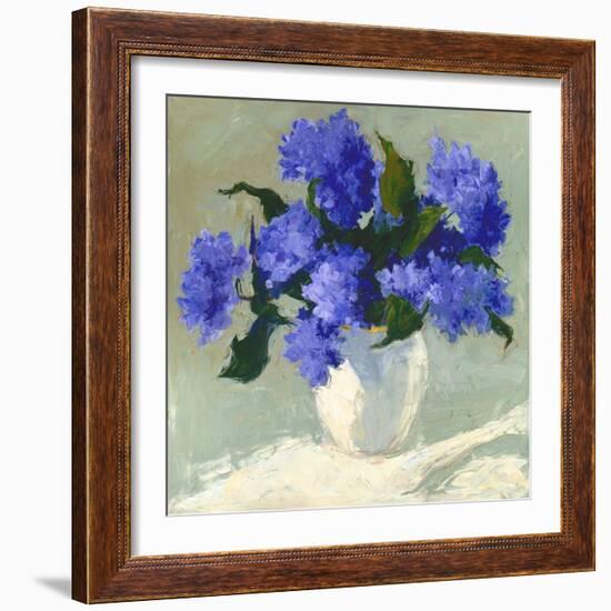 Blue Hydrangea Bouquet-Dale Payson-Framed Giclee Print