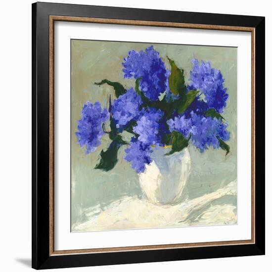 Blue Hydrangea Bouquet-Dale Payson-Framed Giclee Print