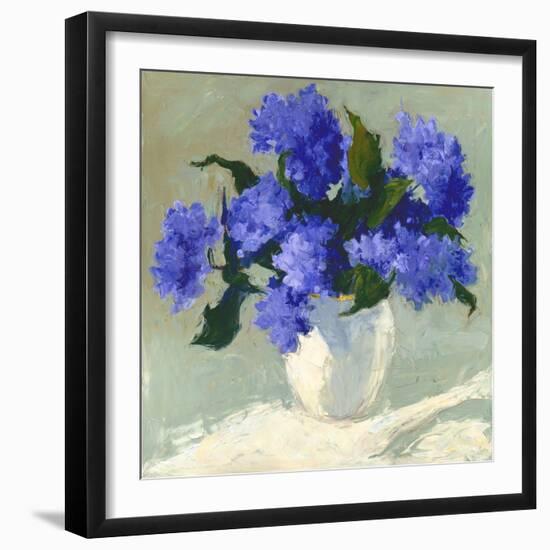 Blue Hydrangea Bouquet-Dale Payson-Framed Giclee Print