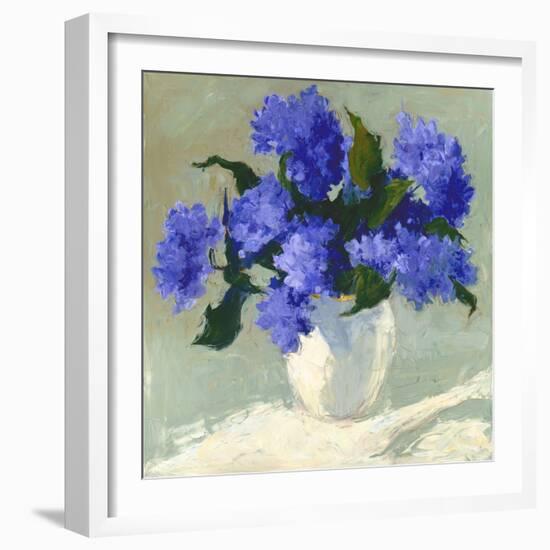 Blue Hydrangea Bouquet-Dale Payson-Framed Giclee Print