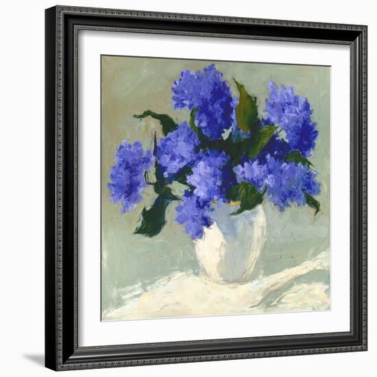 Blue Hydrangea Bouquet-Dale Payson-Framed Giclee Print