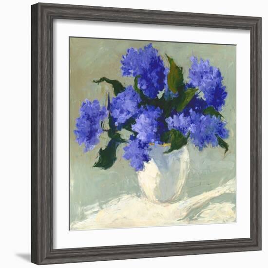 Blue Hydrangea Bouquet-Dale Payson-Framed Premium Giclee Print