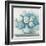 Blue Hydrangea Cottage Crop-Carol Rowan-Framed Art Print