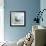Blue Hydrangea Study 1-Lisa Audit-Framed Giclee Print displayed on a wall