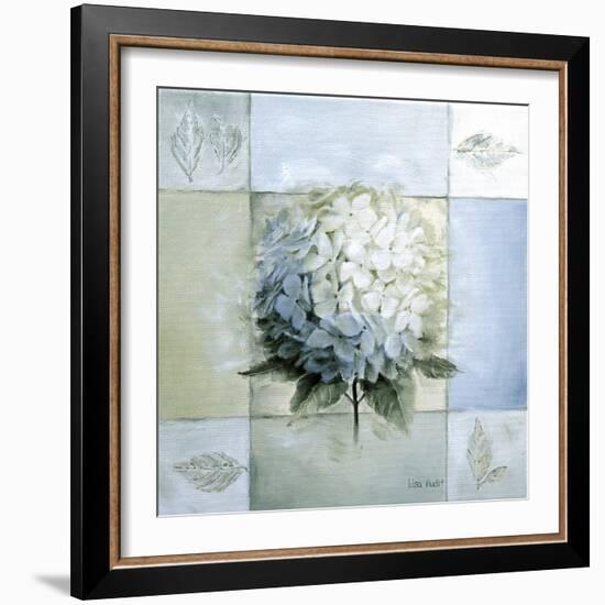 Blue Hydrangea Study 1-Lisa Audit-Framed Giclee Print