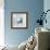 Blue Hydrangea Study 2-Lisa Audit-Framed Giclee Print displayed on a wall