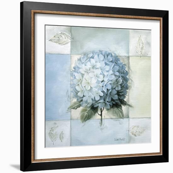 Blue Hydrangea Study 2-Lisa Audit-Framed Giclee Print