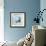 Blue Hydrangea Study 2-Lisa Audit-Framed Giclee Print displayed on a wall