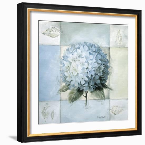 Blue Hydrangea Study 2-Lisa Audit-Framed Giclee Print