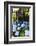 Blue Hydrangeas of Bellevue Ave, Newport, RI-George Oze-Framed Photographic Print