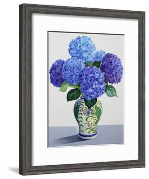 Blue Hydrangeas-Christopher Ryland-Framed Giclee Print