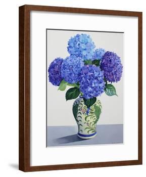 Blue Hydrangeas-Christopher Ryland-Framed Giclee Print