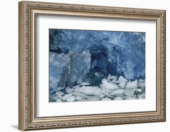 Blue Ice, Perito Moreno Glacier, Los Glaciares National Park, Argentina.-Adam Jones-Framed Photographic Print