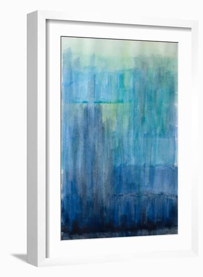 Blue Ice-Patricia Pinto-Framed Art Print