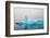 Blue iceberg in the fjord of Narsarsuaq, Greenland-Keren Su-Framed Photographic Print