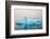 Blue iceberg in the fjord of Narsarsuaq, Greenland-Keren Su-Framed Photographic Print