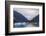 Blue icebergs and face of Sawyer Glacier, mountain backdrop, Stikine Icefield, Tracy Arm Fjord, Ala-Eleanor Scriven-Framed Photographic Print