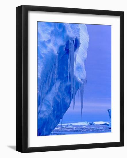 Blue Icebergs, Antarctica-Joe Restuccia III-Framed Photographic Print