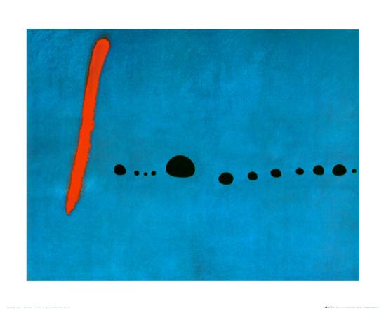 Blue II, c.1961-Joan Miro-Framed Art Print