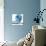 Blue Impasto I-Chris Paschke-Premium Giclee Print displayed on a wall