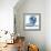 Blue Impasto I-Chris Paschke-Framed Art Print displayed on a wall
