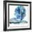 Blue Impasto I-Chris Paschke-Framed Art Print