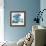 Blue Impasto II-Chris Paschke-Framed Art Print displayed on a wall
