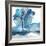 Blue Impasto II-Chris Paschke-Framed Art Print