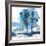 Blue Impasto III-Chris Paschke-Framed Art Print