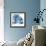 Blue Impasto IV-Chris Paschke-Framed Art Print displayed on a wall