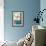 Blue in Motion-Sloane Addison  -Framed Art Print displayed on a wall