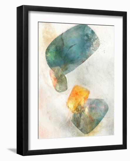 Blue Ink Rose II-Ken Roko-Framed Art Print