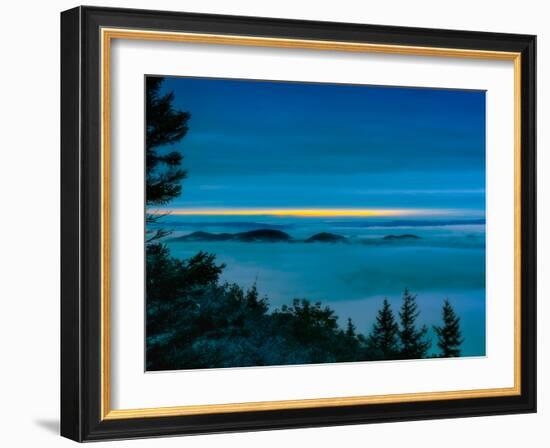 Blue Inversion Sunrise-Steven Maxx-Framed Photographic Print
