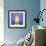 Blue Iris Abstract No 2-Shams Rasheed-Framed Giclee Print displayed on a wall