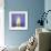 Blue Iris Abstract No 2-Shams Rasheed-Framed Giclee Print displayed on a wall