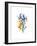 Blue Iris and Daffodil, 2002-Nell Hill-Framed Giclee Print