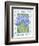 Blue Iris-Jennifer Abbott-Framed Premium Giclee Print