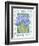 Blue Iris-Jennifer Abbott-Framed Premium Giclee Print